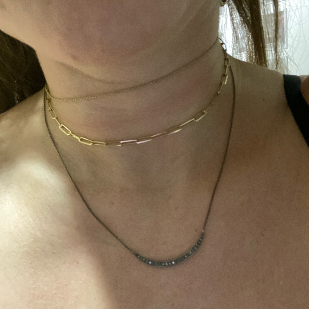 Zoe Chicco Black Diamond Necklace